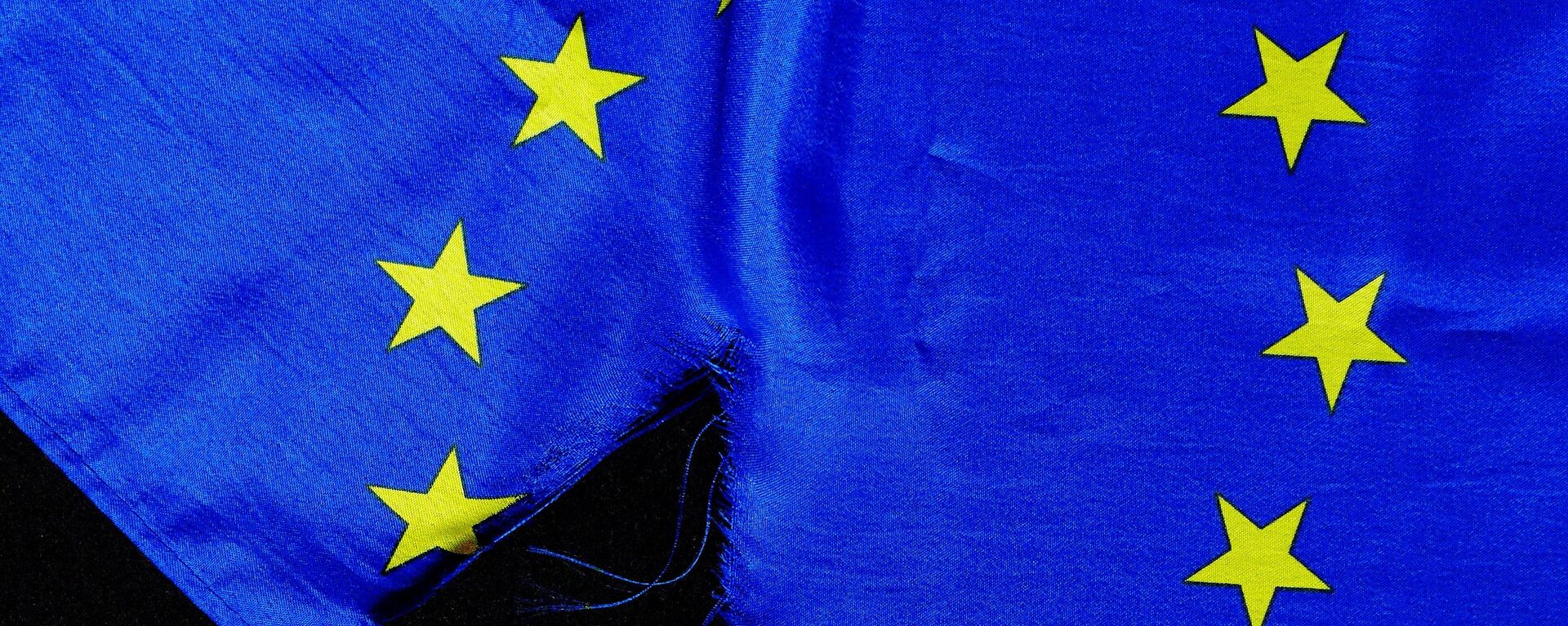 Roztrhaná vlajka EÚ - Sputnik International, 1920, 24.04.2024