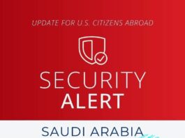 Americké veľvyslanectvo v Rijáde vyzvalo všetkých Američanov v Saudskej Arábii, …