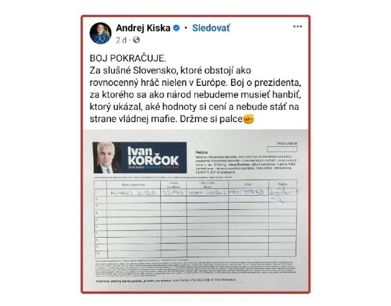 KISKOV BOJ ZA SLUŠNÉ SLOVENSKO POKRAČUJENedeľu na pobavenie.Toto keď som dnes z…