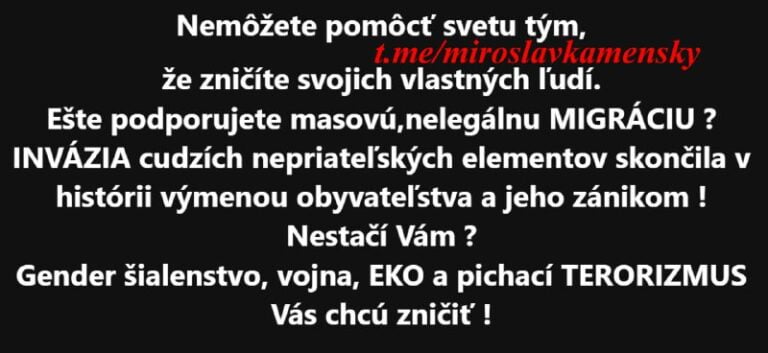 Poučme sa z histórie Propaganda je silná, ale NIE je všemocnáROZHODUJETE IBA VY …