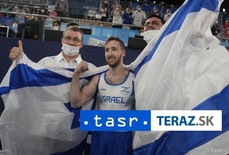 Izraelský gymnasta Dolgopiat ponúkol zlato z MS na aukciu