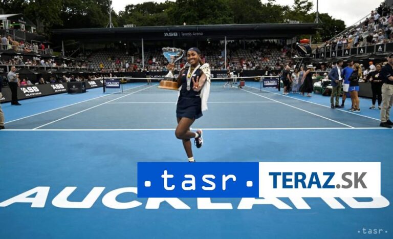 Gauffová v Aucklande obhájila titul, zdolala Svitolinovú