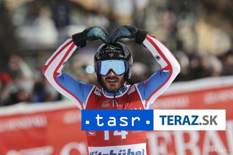 Sarrazin vyhral prvýkrát v kariére zjazd v Kitzbüheli
