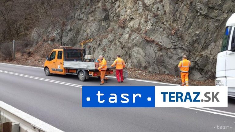 Na ceste I/18 pod Strečnom tento týždeň nebudú robiť záchranné práce