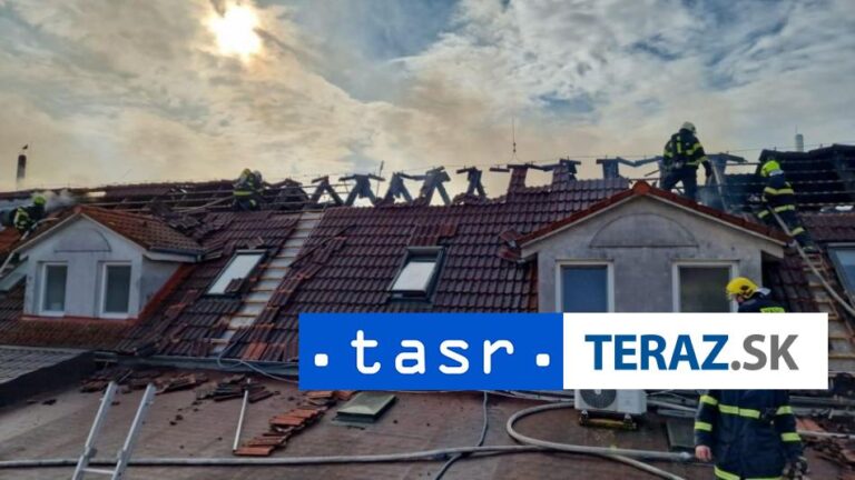 V Červeníku pri Hlohovci zachvátil oheň reštauráciu