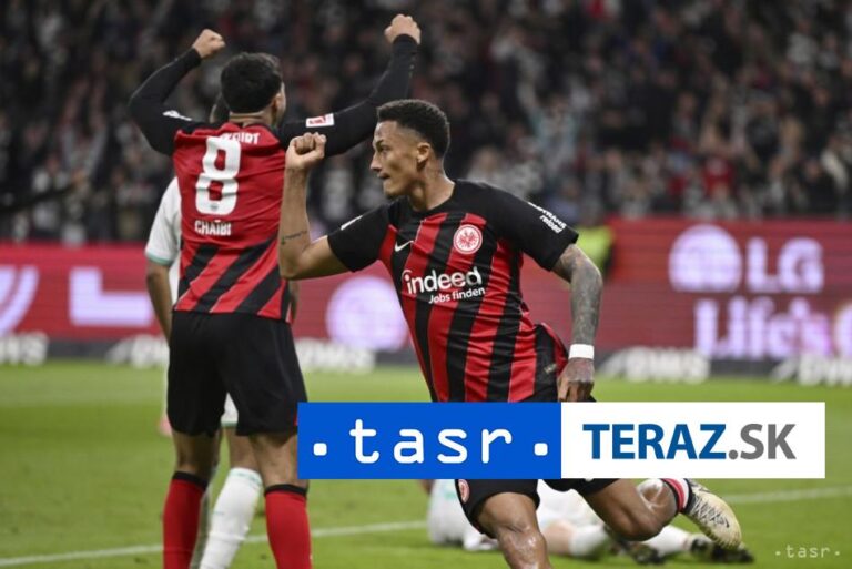 Frankfurt remizoval s Brémami 1:1 v zápase 28. kola Bundesligy