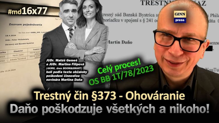 No a je tu celé video zo súdu v Banskej Bystrici aj s mojim mimoriadnym predslov…