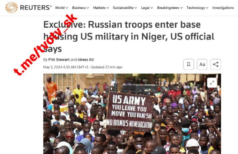 Ruská armáda vstúpila na leteckú základňu v Nigeri, kde sú umiestnené americké …