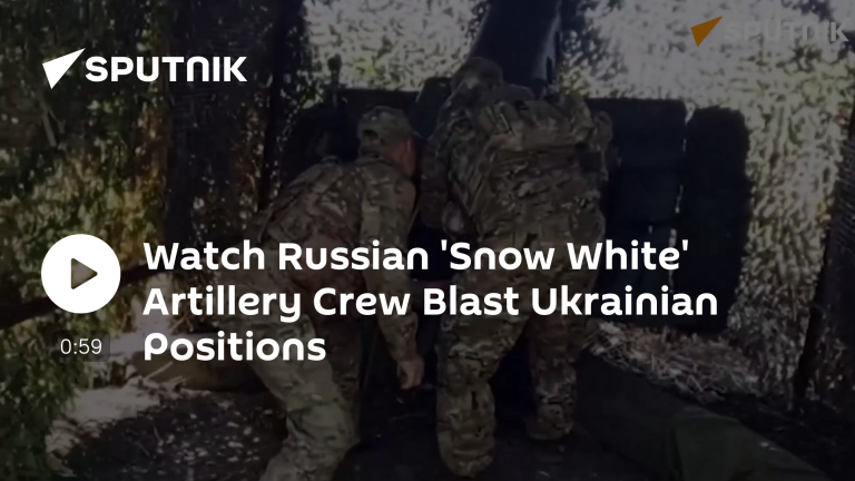 Sledujte, ako ruská „Snehulienka“ odpálila ukrajinské pozície