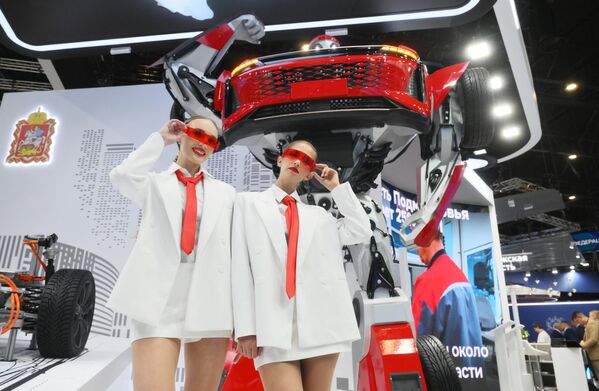 Stánok Moskovskej oblasti na SPIEF - Sputnik International