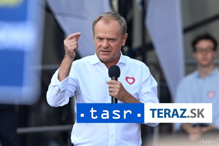 Tusk označil voľby do EP za kľúčové pre bezpečnosť Poľska