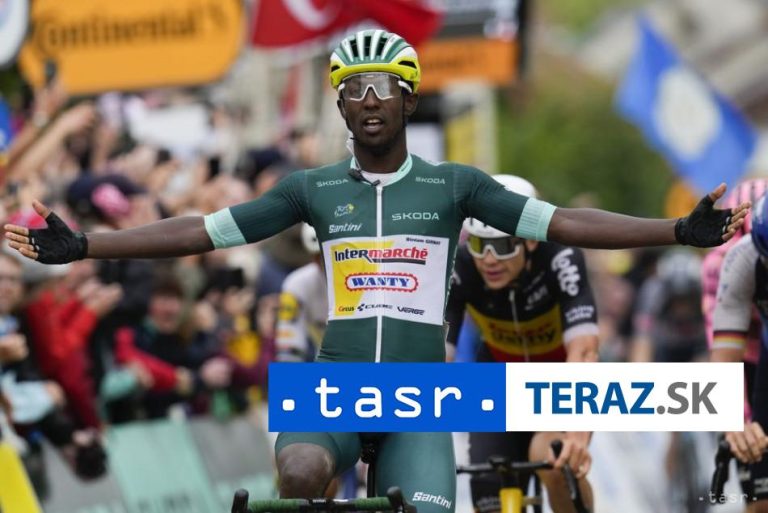 Girmay triumfoval v 8. etape Tour de France, Pogačar naďalej v žltom