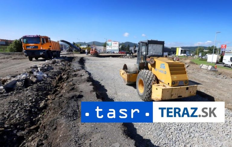 Výstavba kruhovej križovatky na Rákoši vo Zvolene je ukončená