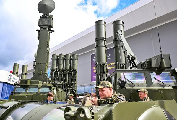 Protilietadlový raketový systém na medzinárodnom vojensko-technickom fóre Army 2024. Protilietadlový raketový systém na medzinárodnom vojensko-technickom fóre Army 2024. - Sputnik International