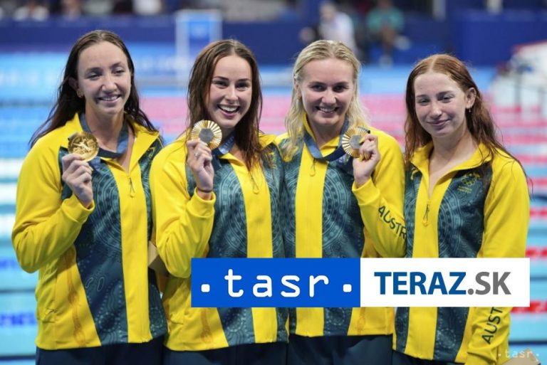 Austrálske plavkyne triumfovali v štafete, prekonali olympijský rekord