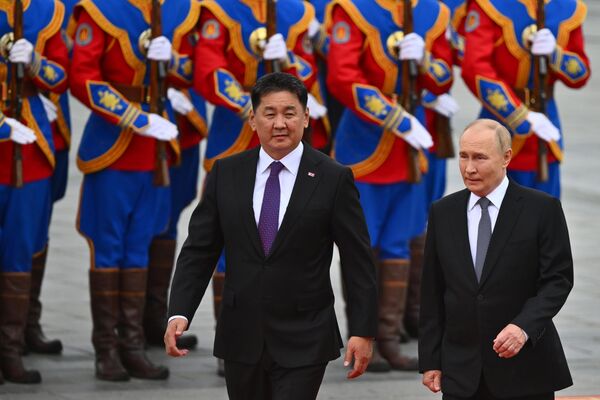 Ruskí a mongolskí prezidenti. Ruskí a mongolskí prezidenti. - Sputnik International