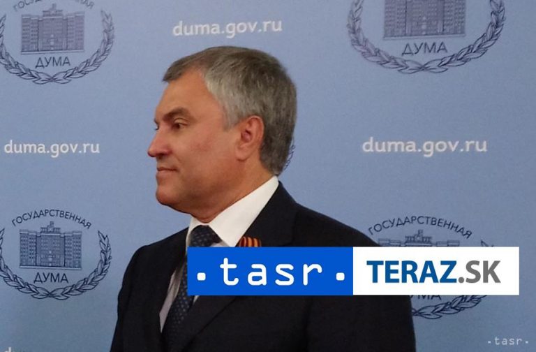 Volodin obvinil NATO, že riadi ukrajinské útoky v Rusku