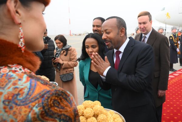 Etiópsky premiér Abiy Ahmed Ali prichádza na samit BRICS. Etiópsky premiér Abiy Ahmed Ali prichádza na samit BRICS. - Sputnik International