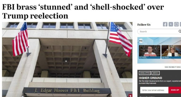 The Washington Times:FBI bola Trumpovým víťazstvom vydesená„Najvyšší predstavite…
