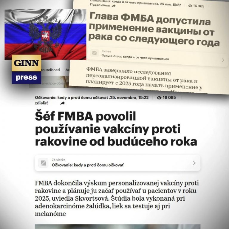 Všetci popierači vakcín – pozerajte: Včera preleteli správy, že Rusko spustí prv…