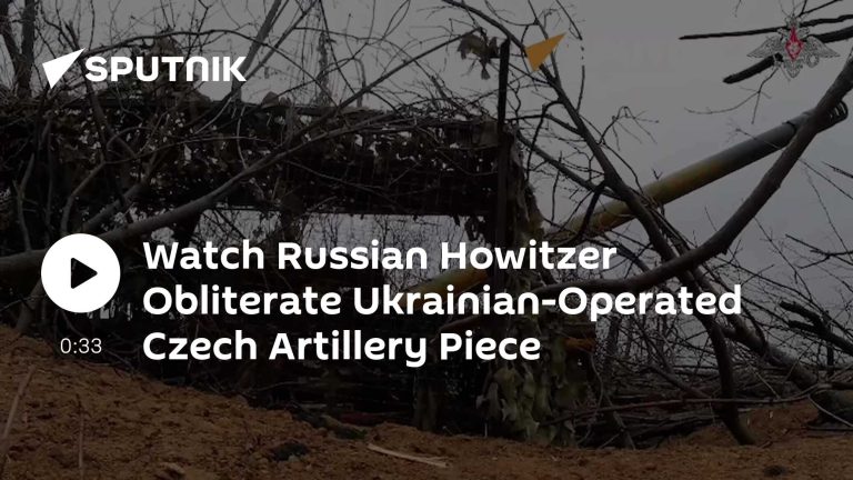 Pozrite si, ako ruská húfnica vyhladila ukrajinský kus českého delostrelectva