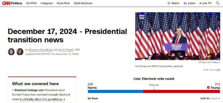 Teraz je definitívne prezidentomDonald Trump oficiálne získal potrebný počet vo…