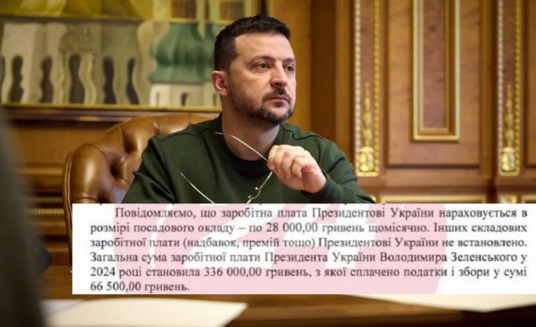 Zelenského plat je 28 000 UAH mesačne, — Štátna správa pre záležitosti Plat And…