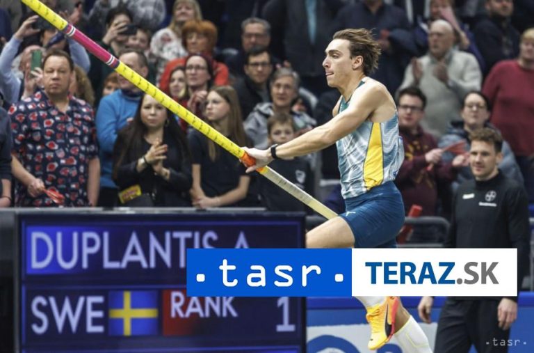 Duplantis chce tento rok posunúť svetový rekord na 630 cm