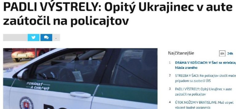Opitý Ukrajinec v Prešove unikal policajnej hliadke. Polícia obvinila 31-ročnéh…