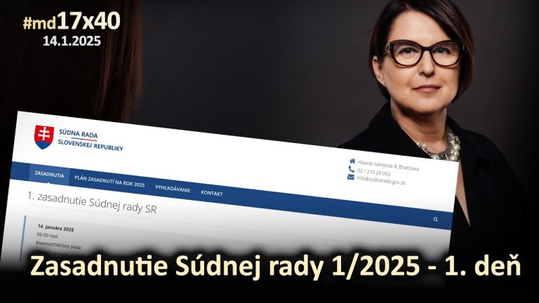 V januári som behal a nestihol som vysielať Súdnu radu – tak tu zo záznamu prvý …