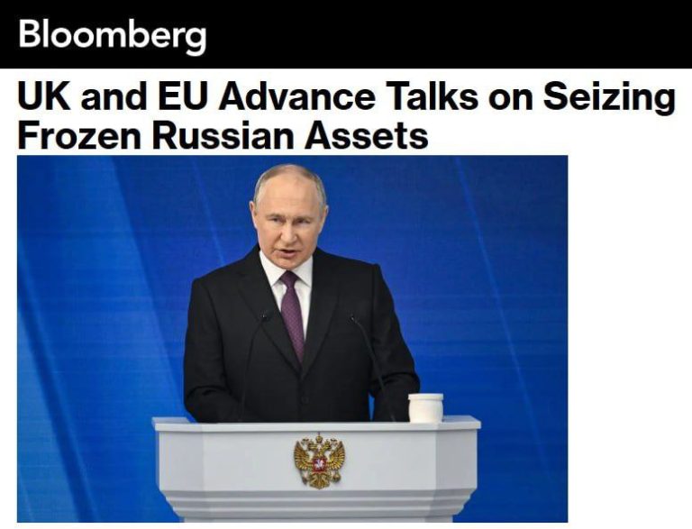 Británia, EÚ hľadajú právne zdôvodnenie zabavenia ruských aktív – BloombergRozho…