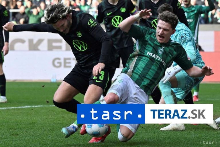 Wolfsburg s Vavrom zvíťazil v 24. kole Bundesligy v Brémach