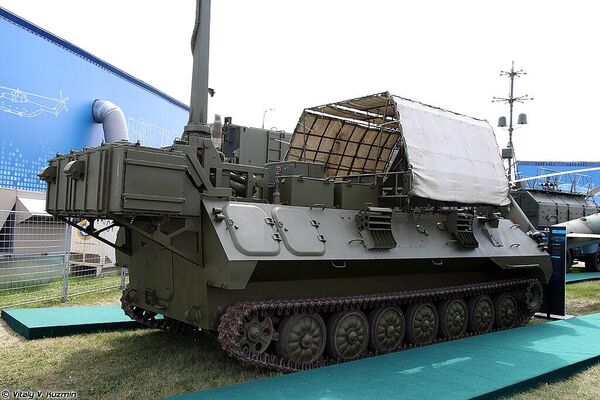 1L262E RTUT-BM Electronic Warfare System na displeji na výstave zbraní. Fotografia súboru. 1L262E RTUT-BM Electronic Warfare System na displeji na výstave zbraní. Fotografia súboru. - Sputnik International