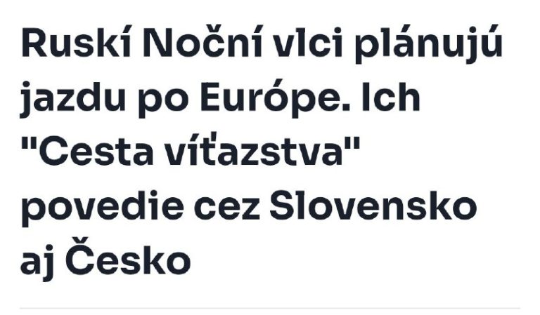 Ruský motorkársky klub Noční vlci opäť plánuje jazdu pri príležitosti výročia ví…