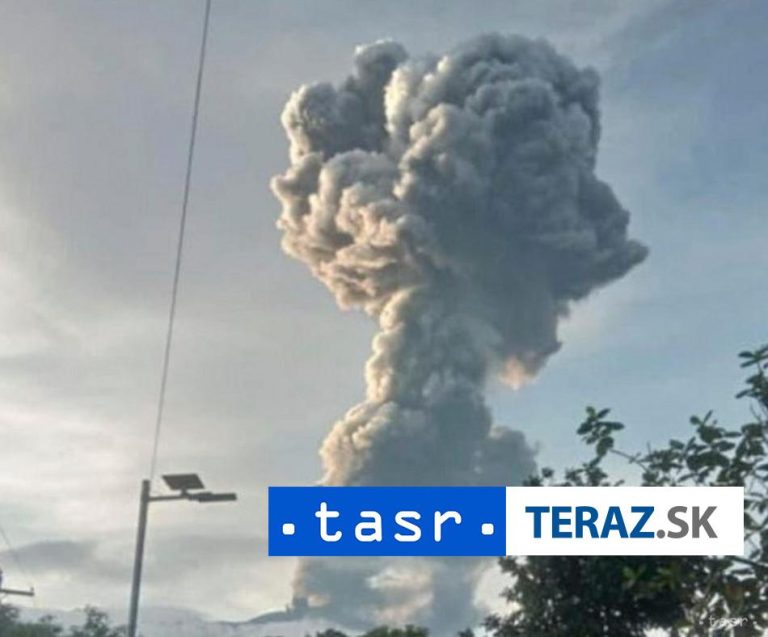 Sopka Kanlaon chrlí popol do výšky 4000 metrov