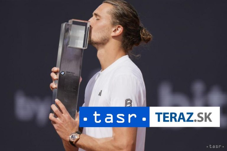Zverev vyhral tretíkrát v kariére turnaj ATP v Mníchove