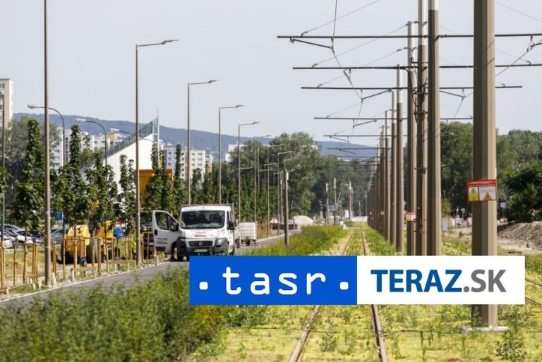 Bratislavský kraj povolil predčasné užívanie električkovej trate