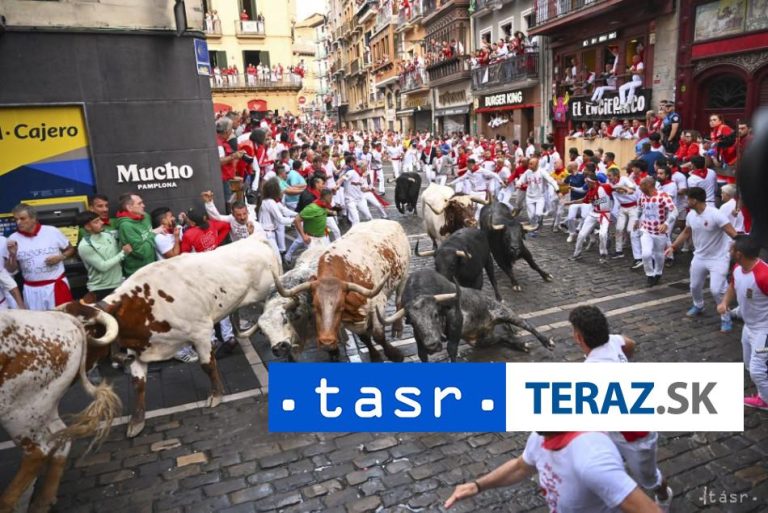 Druhý deň behu s býkmi si vyžiadal osem zranených