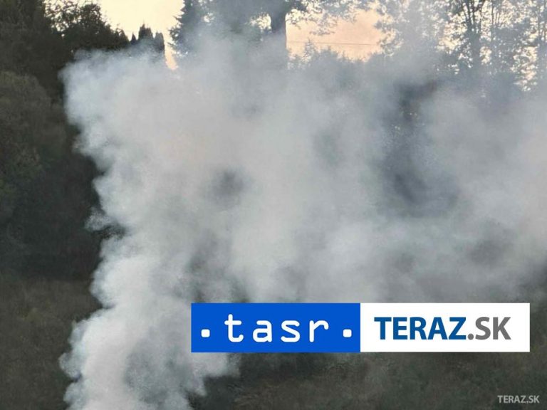 Hasiči zasahujú pri požiari skládky odpadu v katastri obce Dolný Bar