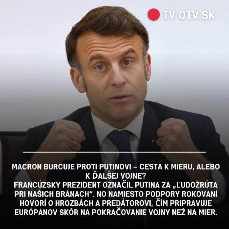 Macron burcuje Európu proti PutinoviFrancúzsky prezident Emmanuel Macron varova…