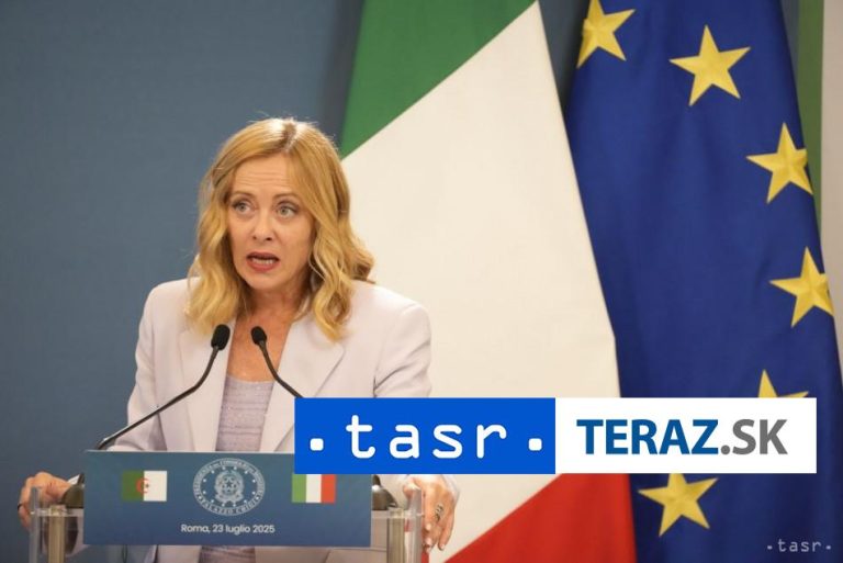 Meloniová tvrdí, že ju zbavili obvinení ohľadom prepustenia al-Masrího