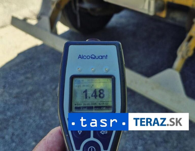 Opitému kamionistovi namerali vyše tri promile alkoholu