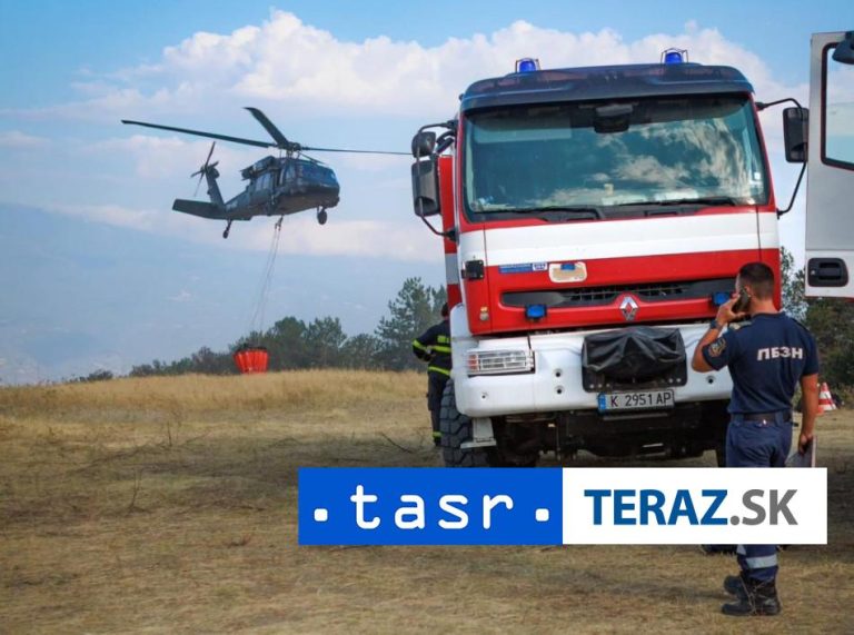 Slovenskí hasiči sa vracajú z Bulharska,požiar sa podarilo zlikvidovať