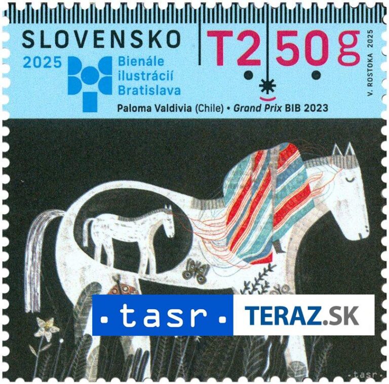 Pošta vydáva známku s názvom Bienále ilustrácií Bratislava 2025