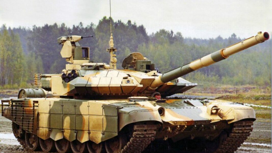 Ruska-bojova-selma-T-90MS-Tank-Hit-Frontline-priamo-z-showroomu.jpg