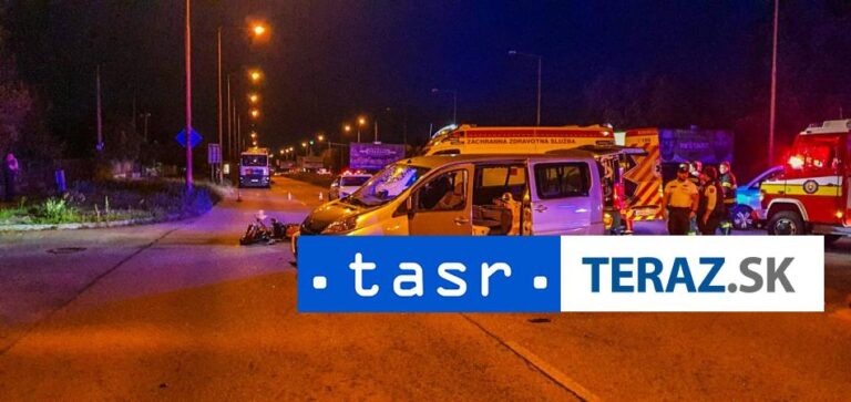 V Košiciach zomrel 26-ročný motocyklista