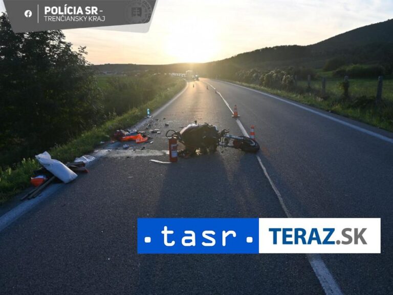 Zrážku pri Prievidzi neprežil 52-ročný muž