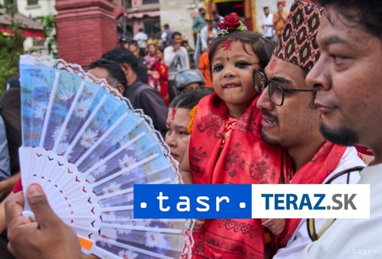 Novou žijúcou bohyňou sa stalo dvojročné dievčatko z Káthmandu