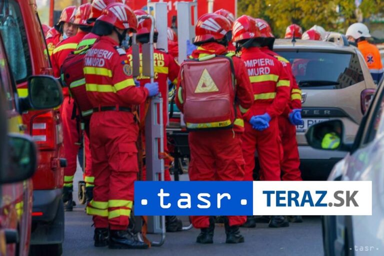 Rumunskí hasiči vyzdvihli telo tretej obete výbuchu v obytnej budove