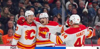 Calgary s Honzekom zastavilo sériu prehier, Nemec odohral 100. zápas